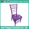 Stacking Purple Resin Plastic Chiavari Chair for Banquet